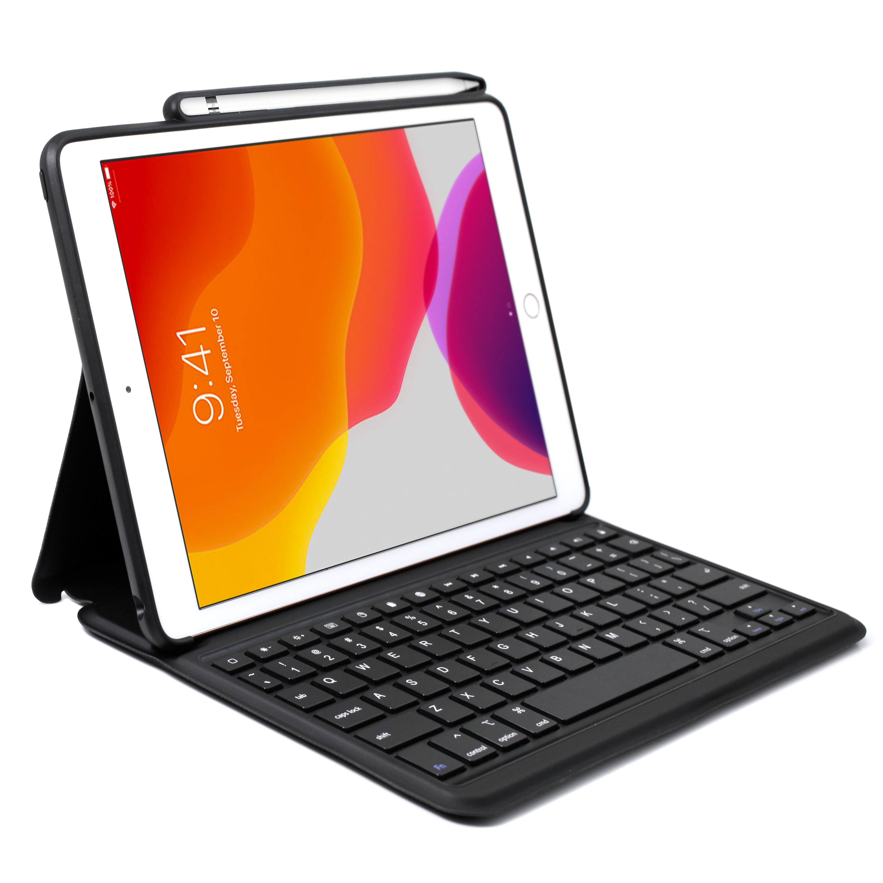 Sublimation Leather TPU PC Para Case Blank with Keyboard Cover for New Apple Logo 2019 2020 iPad 7 8 th Gen 10.2 inch Air 3 10.5