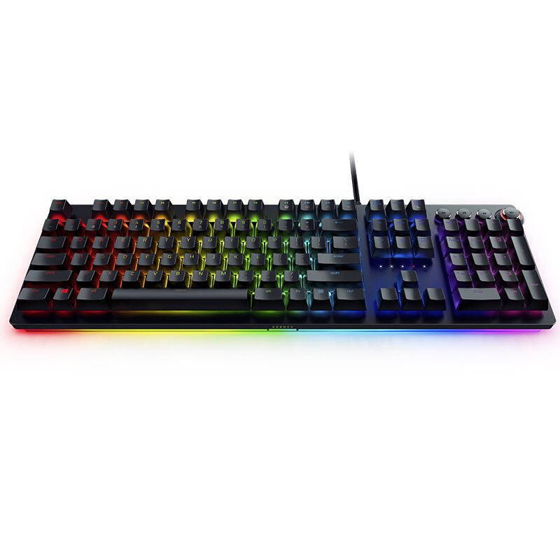 Razer Huntsman Elite 108 Keys RGB Symphony Optical Switch Wrist Support Wired Gaming Mechanical Keyboard