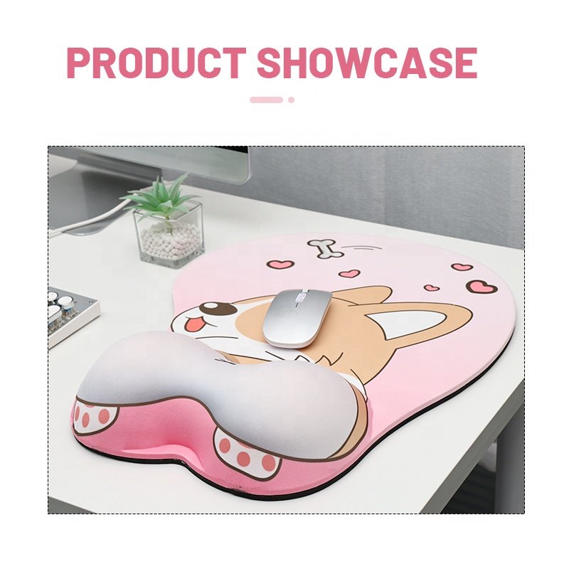 Gaming Mouse Pad Big Breast Boobs Soft Silicone 3D Gel Cartoon Custom Mouse Pad Anime Stock Protect Hand Wrist for Office Home