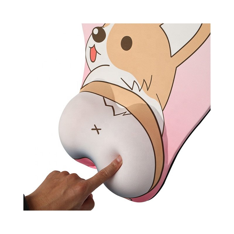 Gaming Mouse Pad Big Breast Boobs Soft Silicone 3D Gel Cartoon Custom Mouse Pad Anime Stock Protect Hand Wrist for Office Home