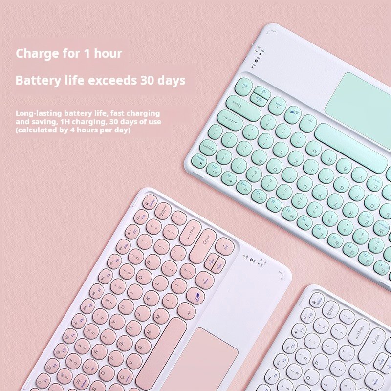 Applicable Lenovo Xiaoxin p11 Protective shell m10plus Bluetooth keyboard Xiaomi 5 Tablet leather case round parts cap touch