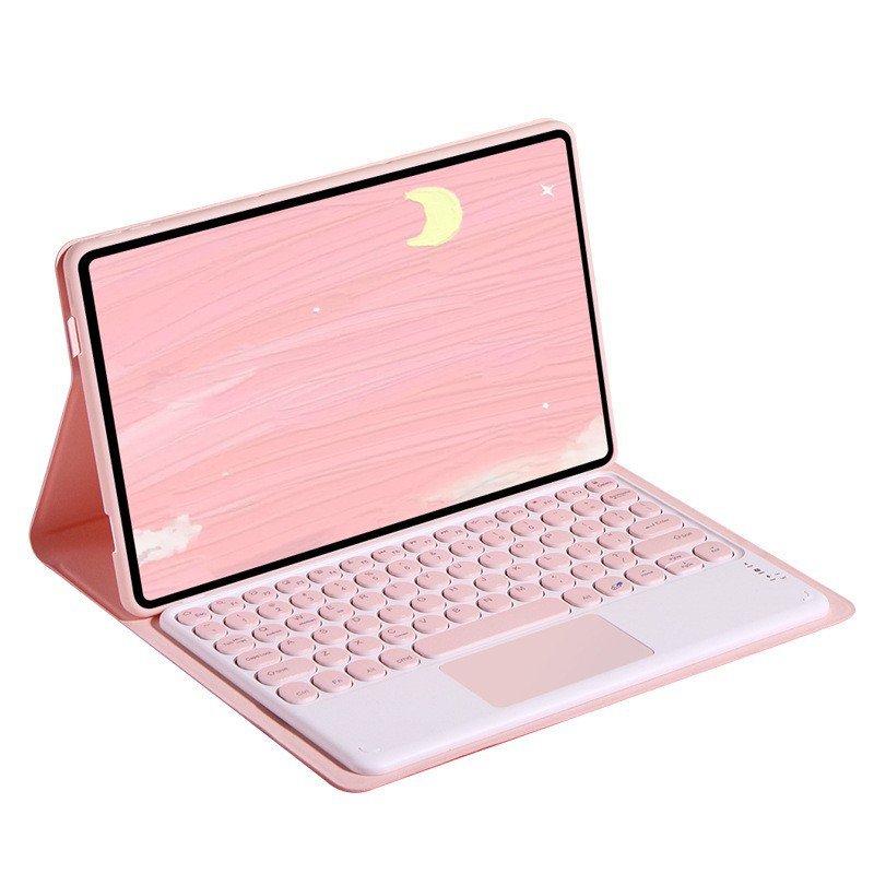 Applicable Lenovo Xiaoxin p11 Protective shell m10plus Bluetooth keyboard Xiaomi 5 Tablet leather case round parts cap touch