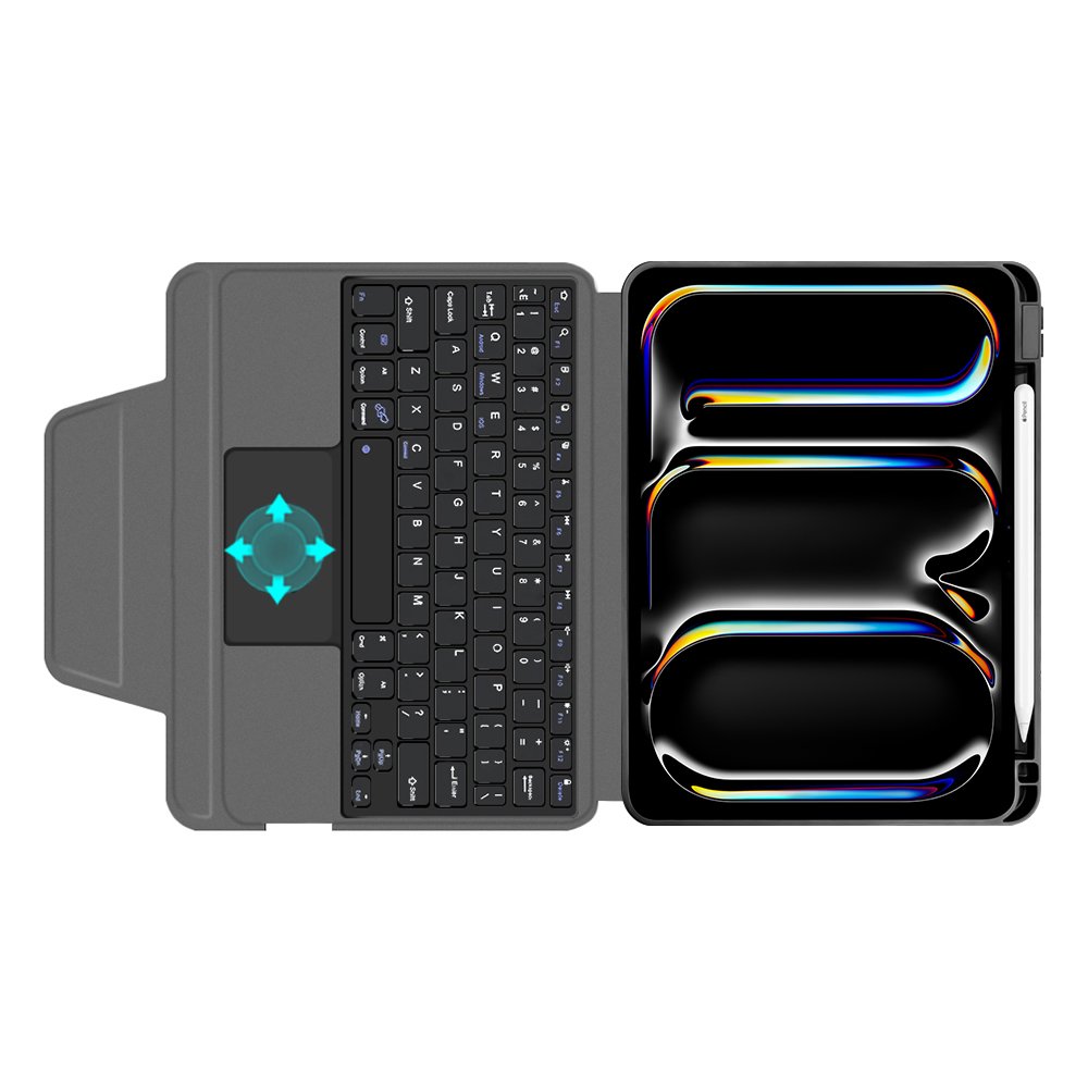magic wireless keyboard tablet case For iPad Pro 11 2024 M4 detachable back A2837 with touchpad