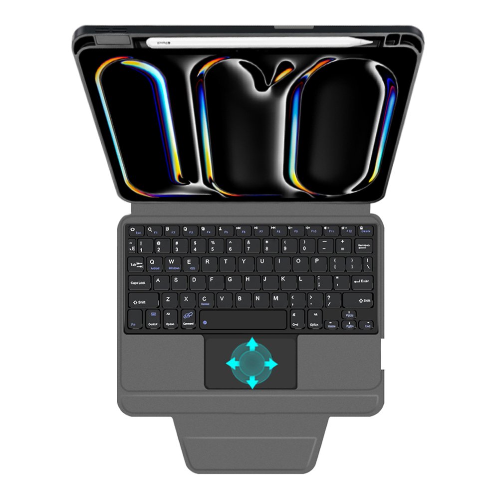 magic wireless keyboard tablet case For iPad Pro 11 2024 M4 detachable back A2837 with touchpad