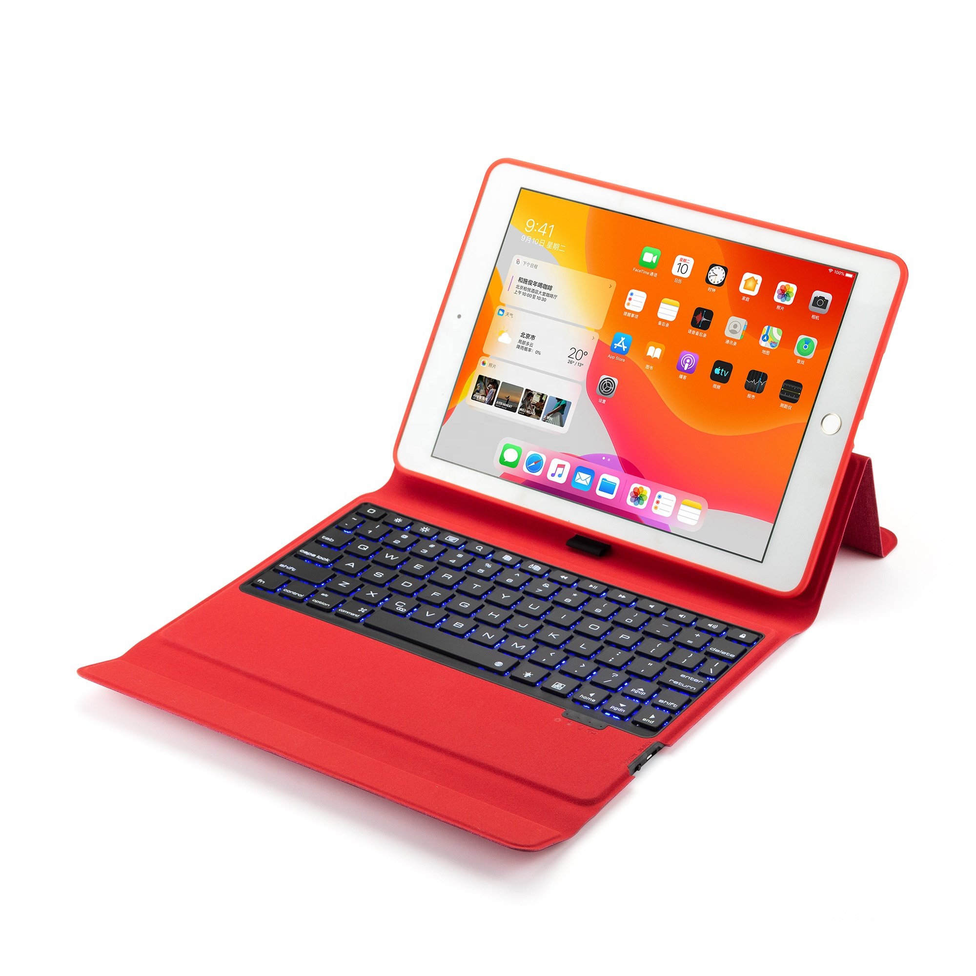 For iPad Pro 1 iPad Air 1/2 iPad 6 Gen 9.7 inch Backlit Keyboard Case Wireless Keyboard Case