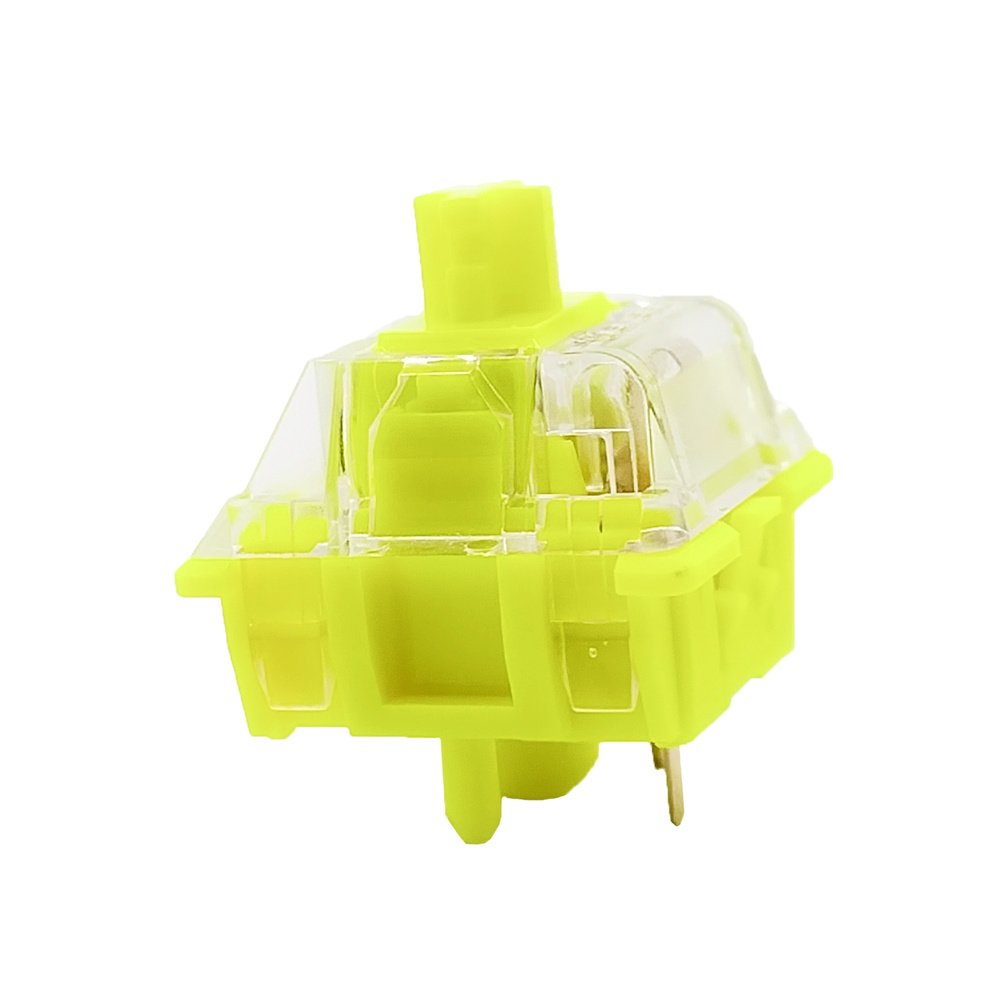 TECSEE Free Sample Firefly Keyboard Switches 40g Linear Switch Pre Lubed 5-Pin Switch with POM Stem for Mechanical Game Keyboard