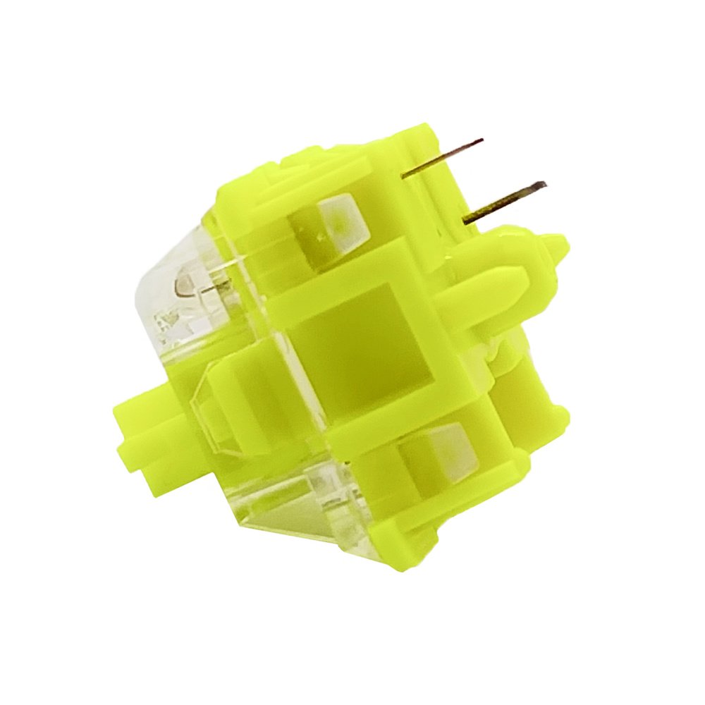TECSEE Free Sample Firefly Keyboard Switches 40g Linear Switch Pre Lubed 5-Pin Switch with POM Stem for Mechanical Game Keyboard
