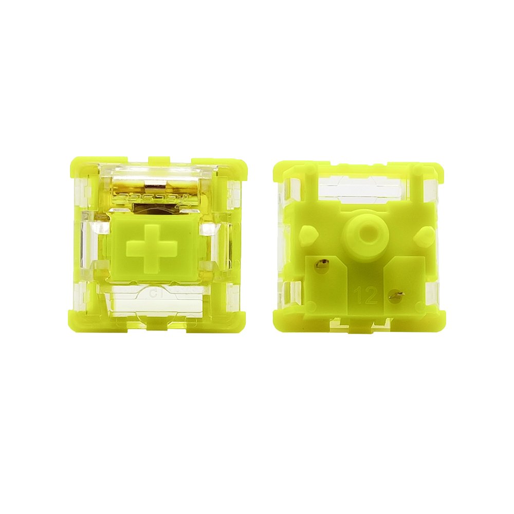 TECSEE Free Sample Firefly Keyboard Switches 40g Linear Switch Pre Lubed 5-Pin Switch with POM Stem for Mechanical Game Keyboard
