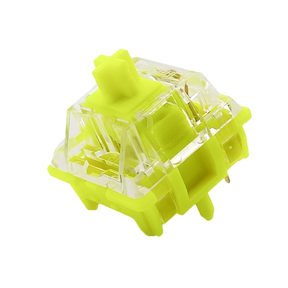 TECSEE Free Sample Firefly Keyboard Switches 40g Linear Switch Pre Lubed 5-Pin Switch with POM Stem for Mechanical Game Keyboard