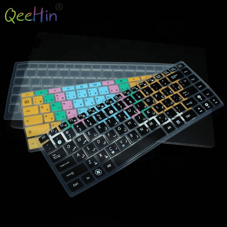 Custom Korean Arabic Universal Anime Laptop Silicone Computer Waterproof Soft Keyboard Dust Covers