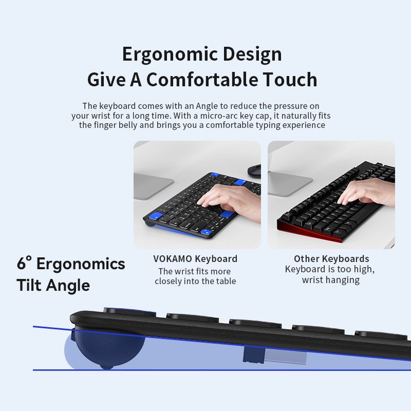 High Quality 78Keys Blue Switches Mechanical Gaming Bluetooth Keyboard for Gamer Laptop Tablet