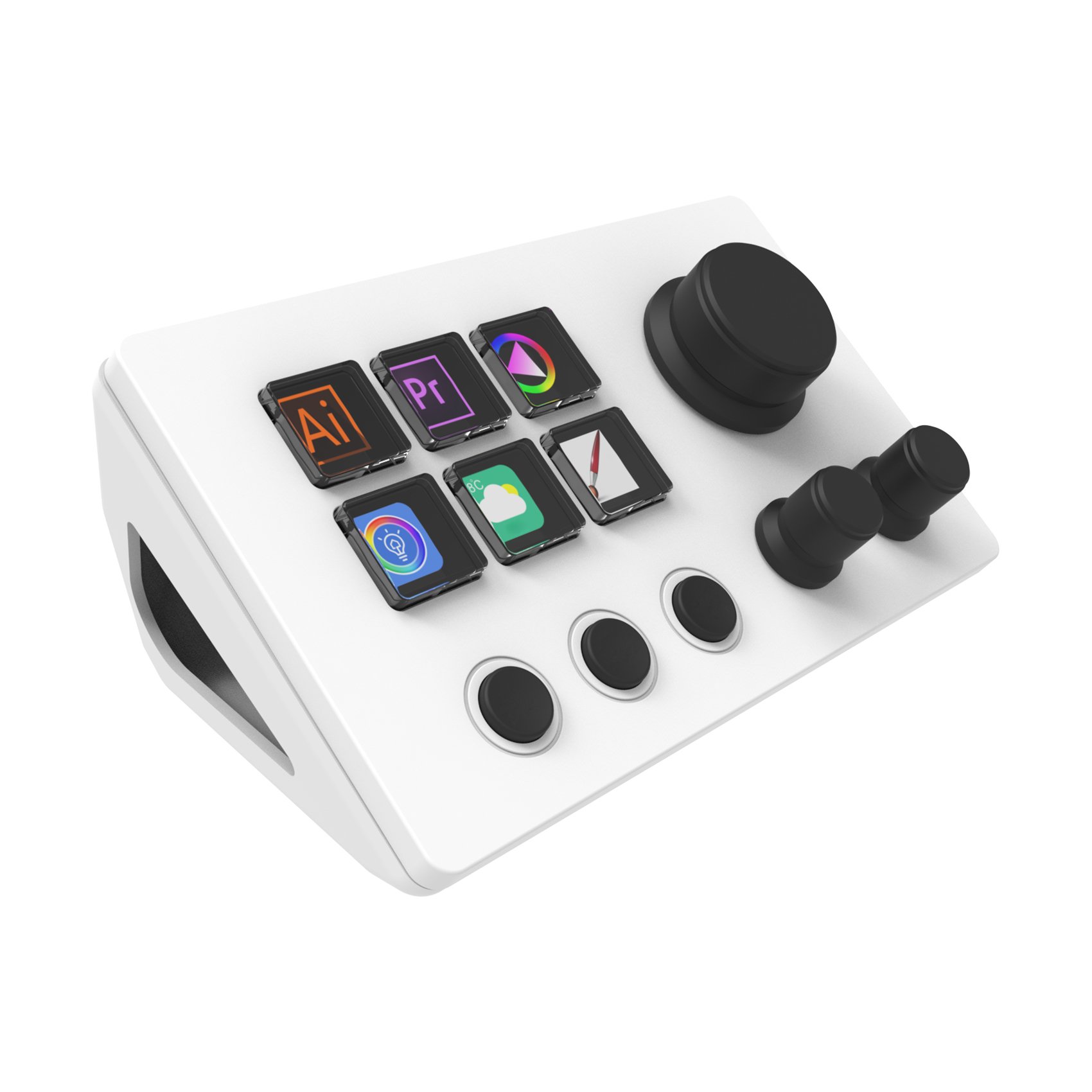 6 Key Multifunction DIY Programmable Keypad Macro Keyboard Macro Pad with Knob