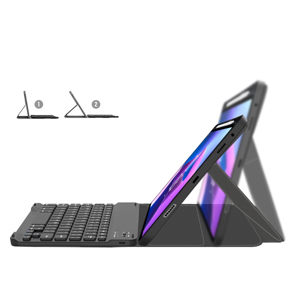 For Lenovo Tab M10 Plus 3rd Gen 10.6'' Detachable Wireless Keyboard case with Touchpad Pen slot Magnetic Attached Cover