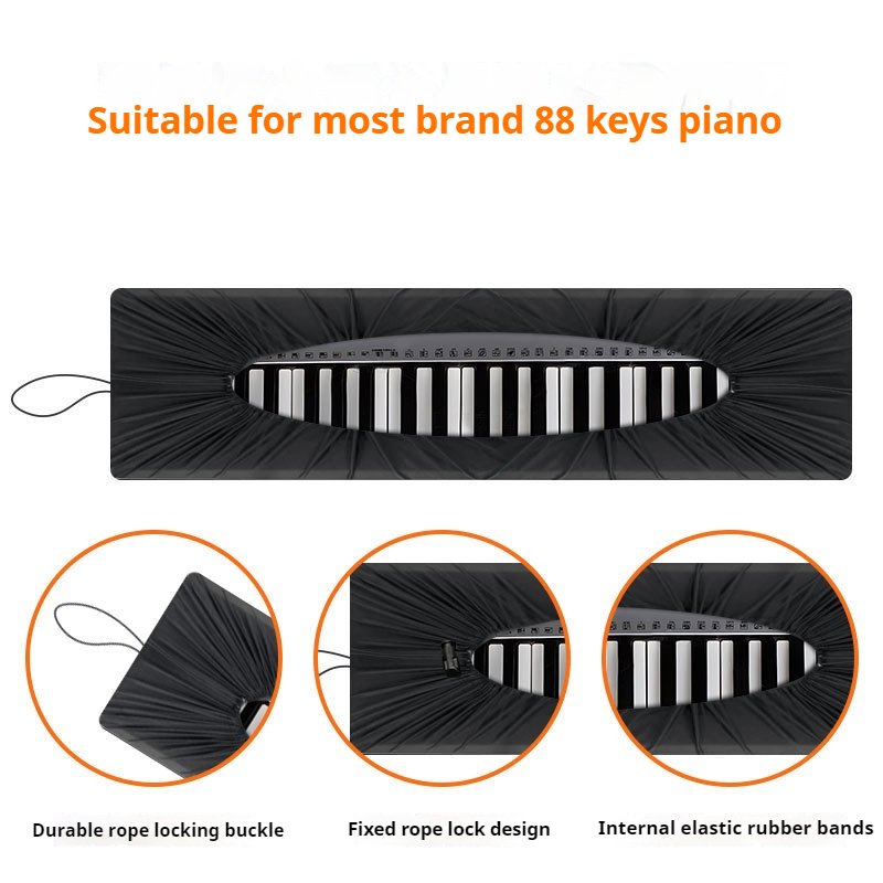 Dustproof Electrical Piano Cover Adjustable 88 Keys And 61 Keys Digital Electrical Piano Cover Keyboard Cover