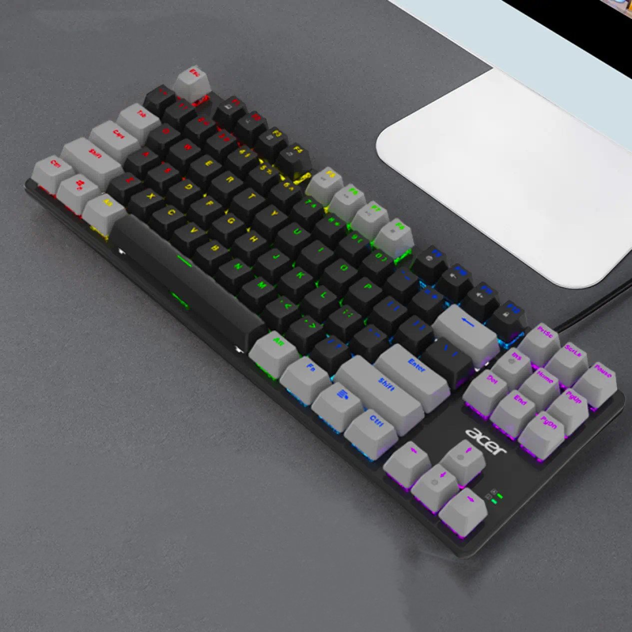 Wholesale Cheap Price 87 Keys Custom Diy Hot Swappable ABS USB Gaming Keyboards for Pc Computer