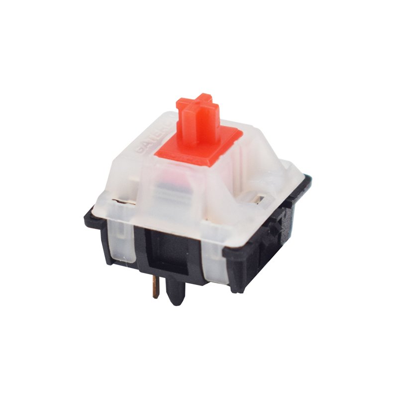 sell well GATERON KS-3-X47 5 pin linear gaming computer yellow black red white mechanical keyboard switch