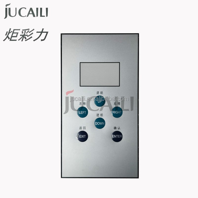 Jucaili printer key board panel for Senyang board 6 buttons control panel keyboard cover button film for large format printer