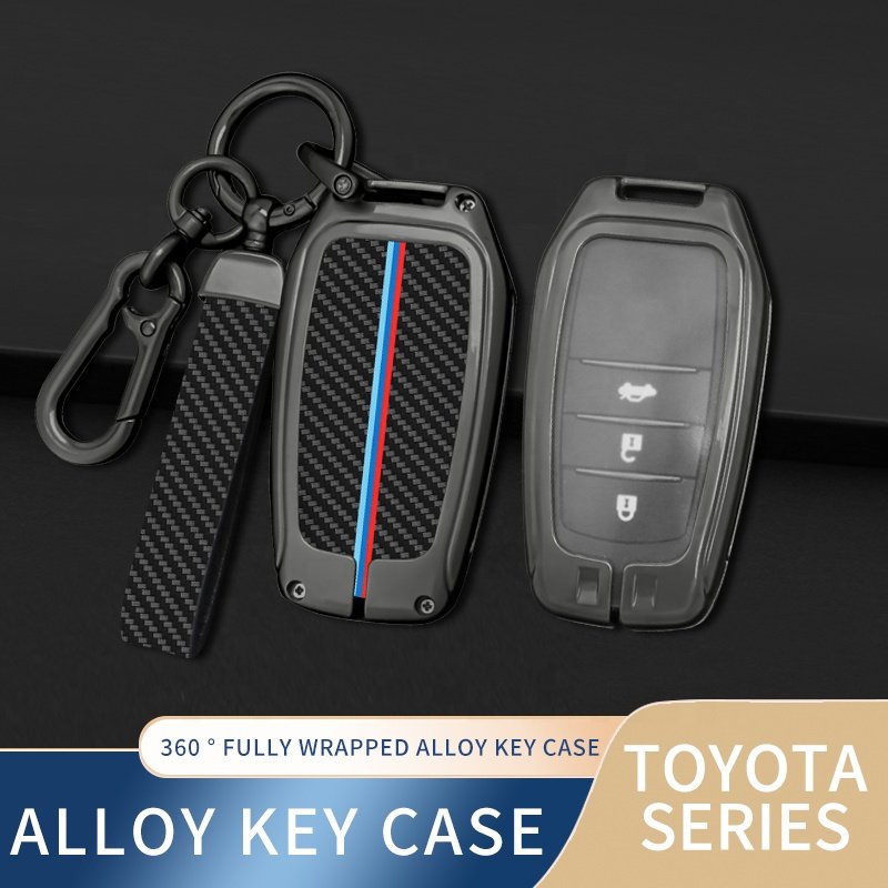 For Toyota Zinc Alloy Alcantara Case Key Caver For Toyota Leather 2024 Car Key Protection Cover