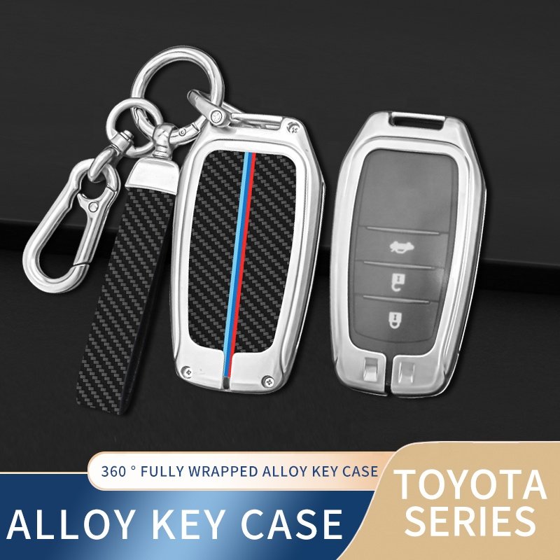 For Toyota Zinc Alloy Alcantara Case Key Caver For Toyota Leather 2024 Car Key Protection Cover