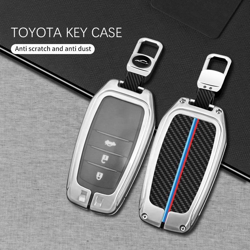 For Toyota Zinc Alloy Alcantara Case Key Caver For Toyota Leather 2024 Car Key Protection Cover