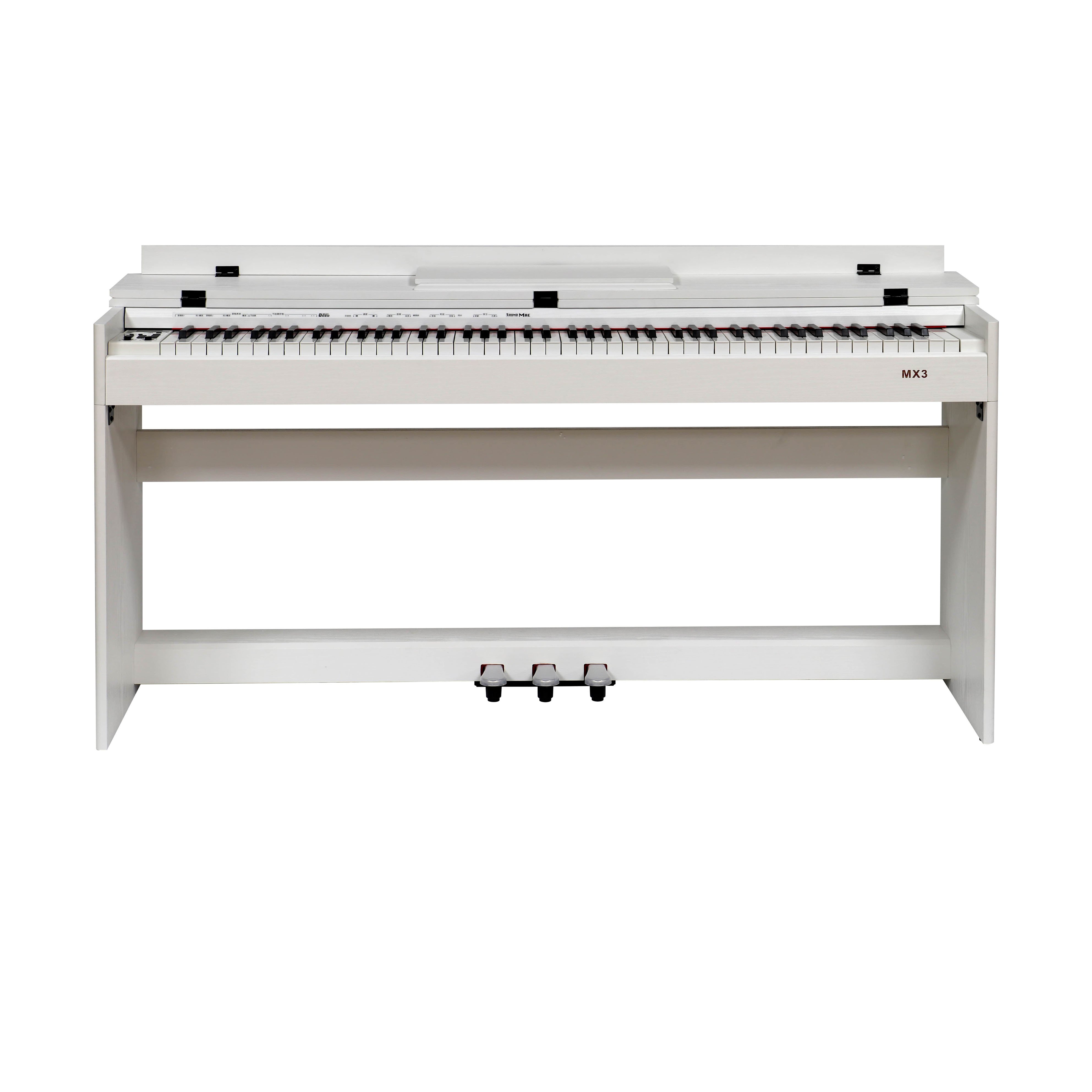digital piano piano digital organ 88 keys weighted keyboard with dust cover midi control panel with three pedal