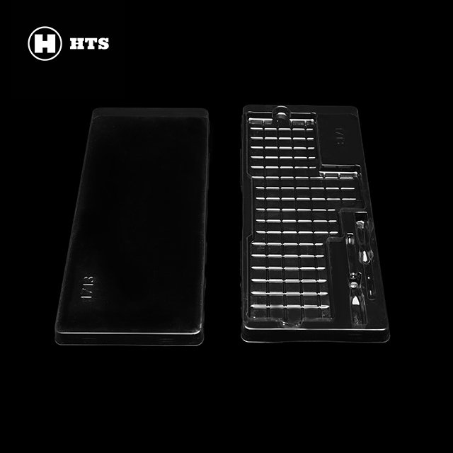 Customized PET keyboard packaging plastic tray box and keyboard plastic packaging protective cover