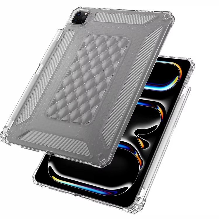 Clear TPU skin touch tablet protective sleeve For ipad pro 9 12.9 13 11 case with keyboard pencil holder for iPad mini 6 8.5