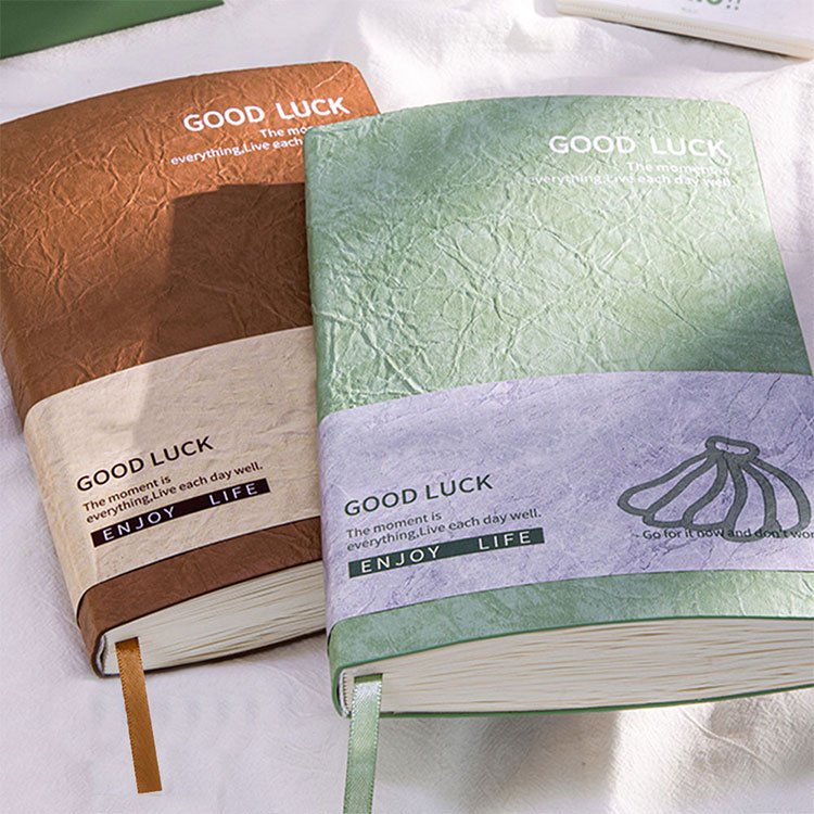 Extraordinary 360 Sheets Thick Notebook 2024-2025 Soft Leather Cover Planner Notebook For School