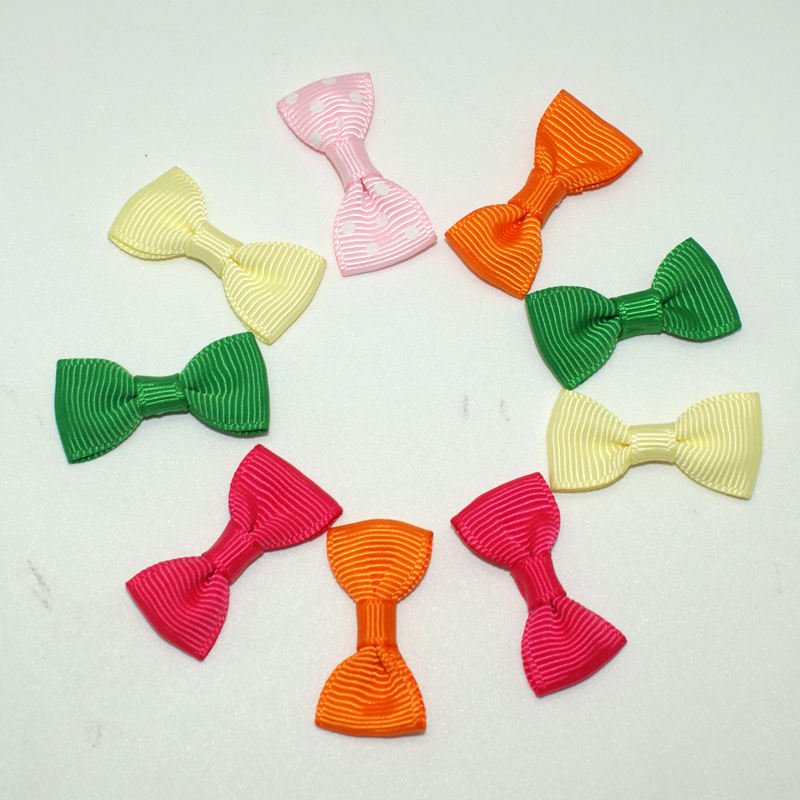 Gordon Ribbons Handmade Underwear Satin Mini Ribbon Bow For Garments Christmas Mini Wrapping Self Adhesive Ribbon Bow