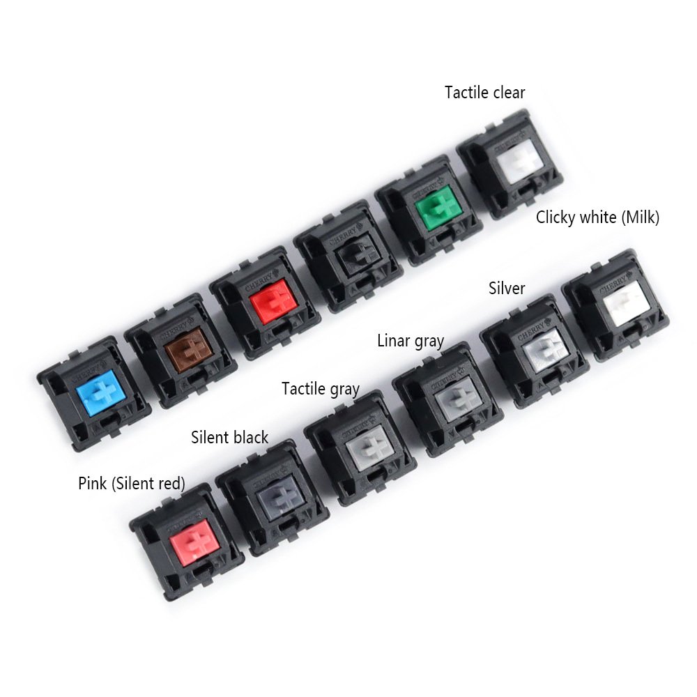 Mechanical Gaming keyboard Cherry mx Switch black red green white brown 10pcs