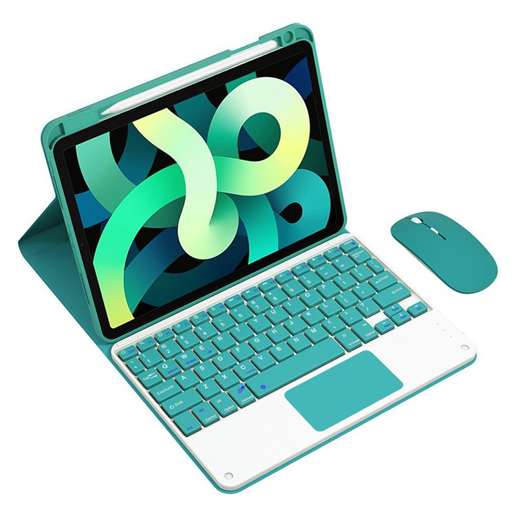 wireless keypad touch panel cover mouse Tablet Case For Ipad 10.2 Case For Ipad 8 9th Generation Case With Pencil Holder