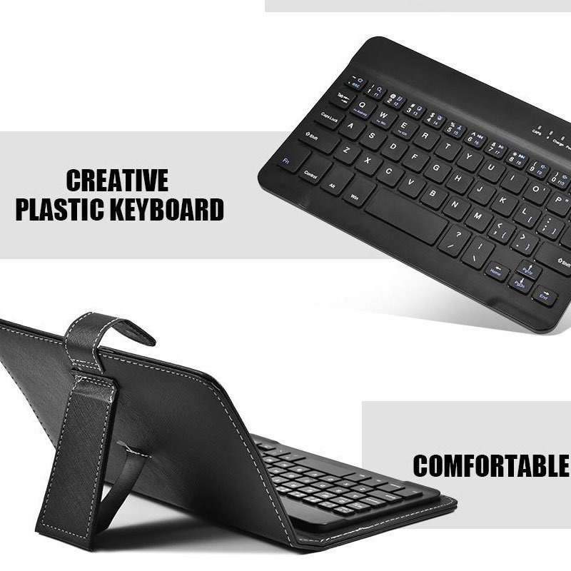 Universal Wholesale price PU Leather Flip Tablet Case keyboard Case For Android For ipad For Samsung 7 8inch with stand