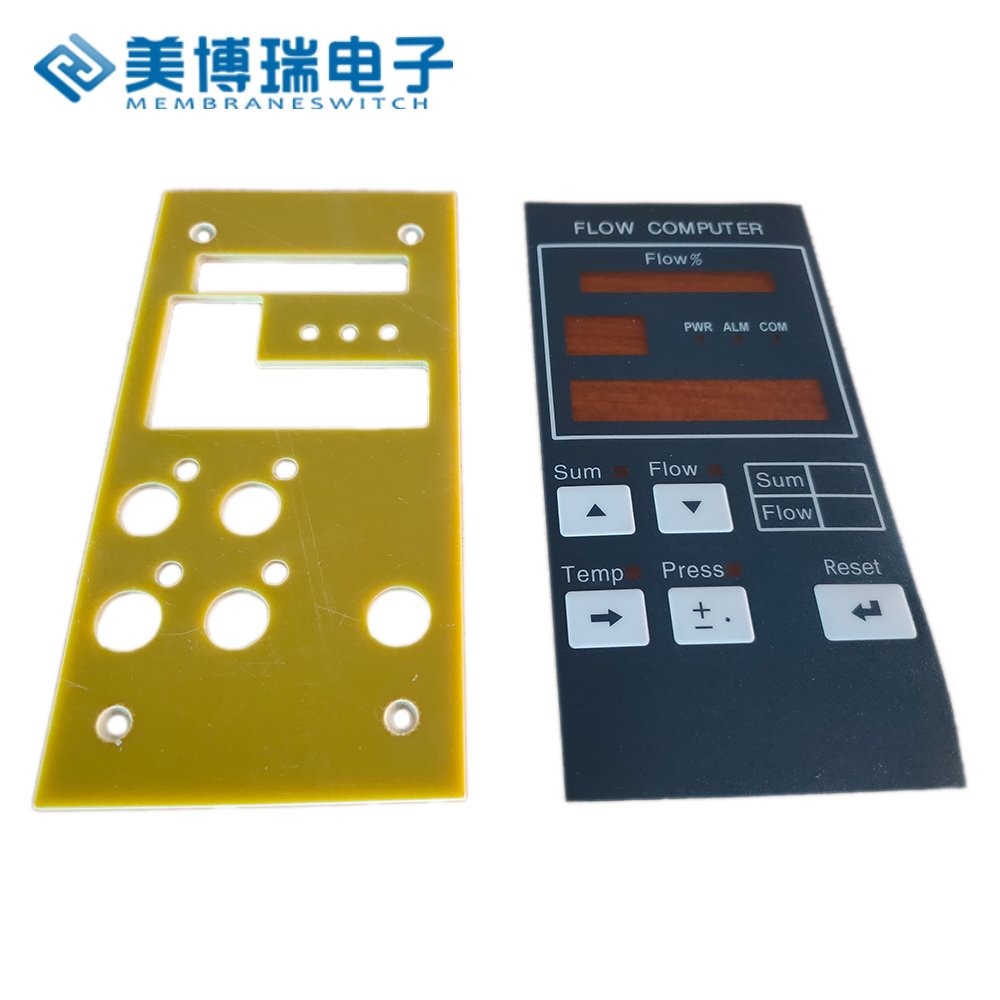 Manufacture Custom Electronic Equipment Membrane Switch Graphic Overlays