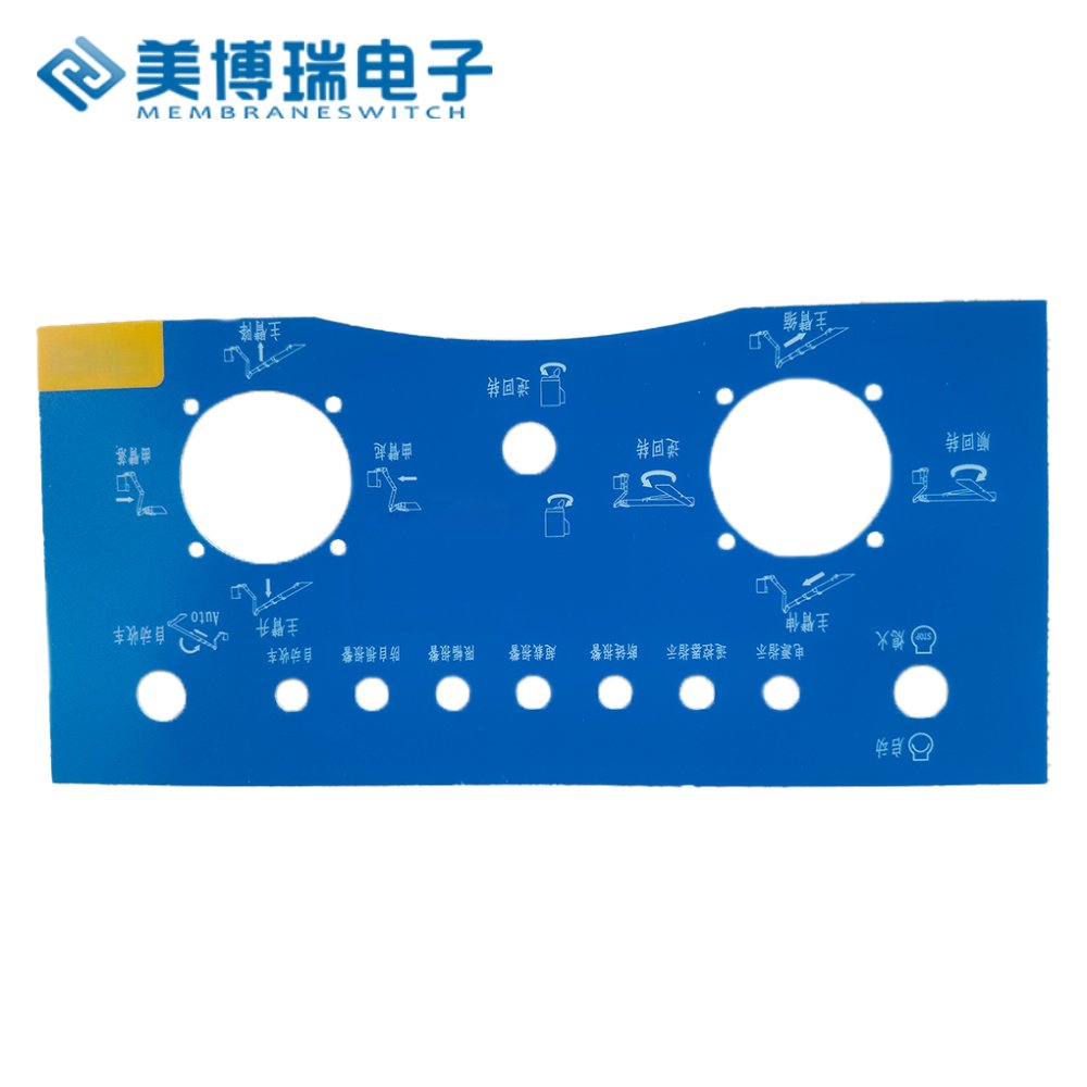 Manufacture Custom Electronic Equipment Membrane Switch Graphic Overlays