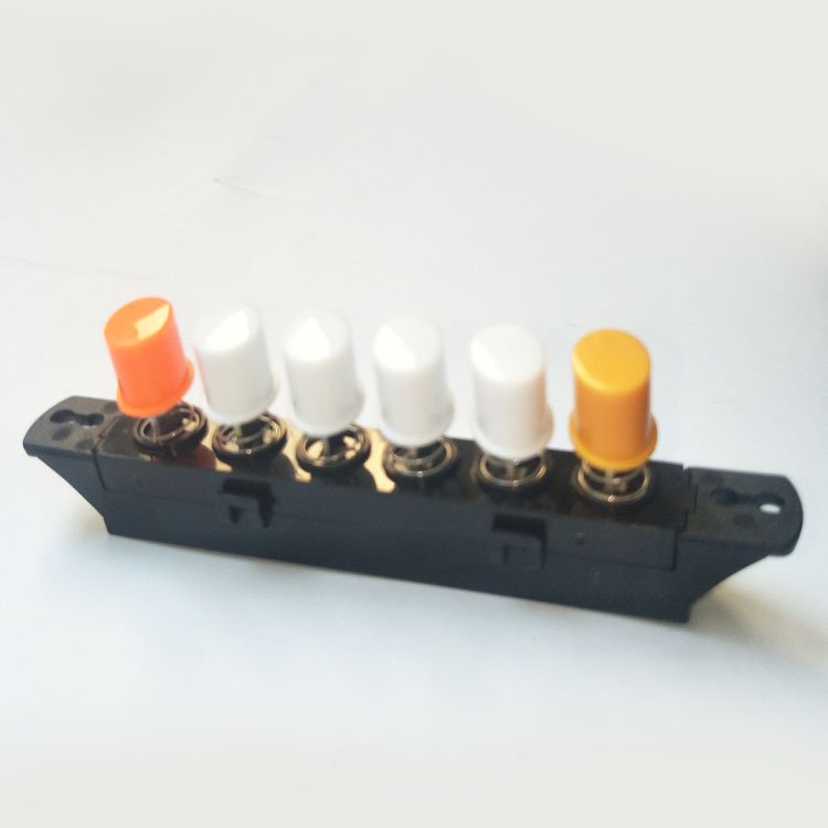 Premium quality 1A 250VAC Electric Juicer Blender Piano take fan color button 5 Key keyboard Switch