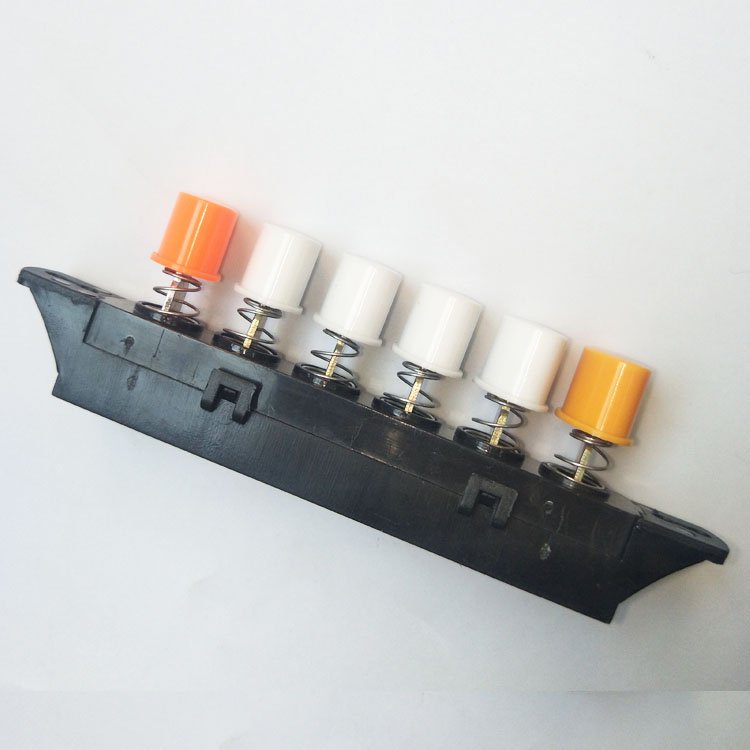 Premium quality 1A 250VAC Electric Juicer Blender Piano take fan color button 5 Key keyboard Switch