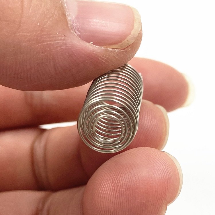 Wholesale custom nickel plated keyboard key spring miniature button spring for touch screen monitor touch spring