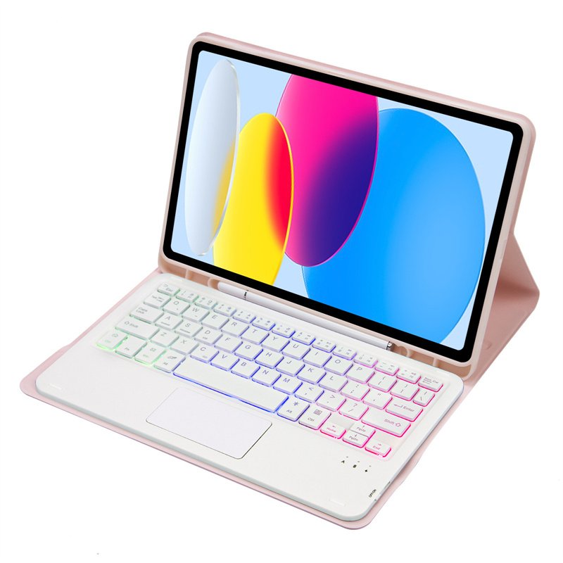Custom Leather Slim Smart Tab Tablet 10Th Generation Pro 12.9 Tpu Back Shell I Pad Cover Case With Keyboard for Ipad for Apple