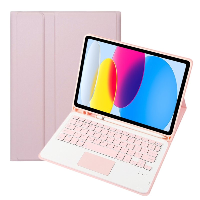 Custom Leather Slim Smart Tab Tablet 10Th Generation Pro 12.9 Tpu Back Shell I Pad Cover Case With Keyboard for Ipad for Apple