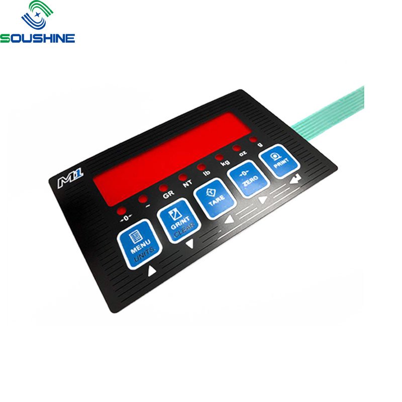 Oven membrane switch film button waterproof oven bump button
