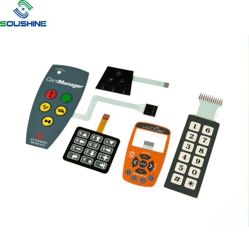Oven membrane switch film button waterproof oven bump button