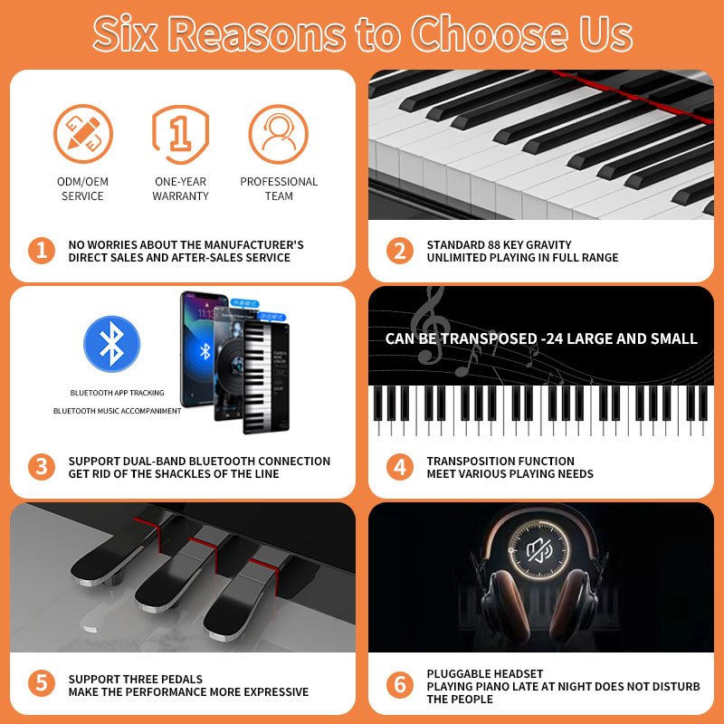 LeGemCharr instrumentos musicales piano electrico price piano digital upright piano