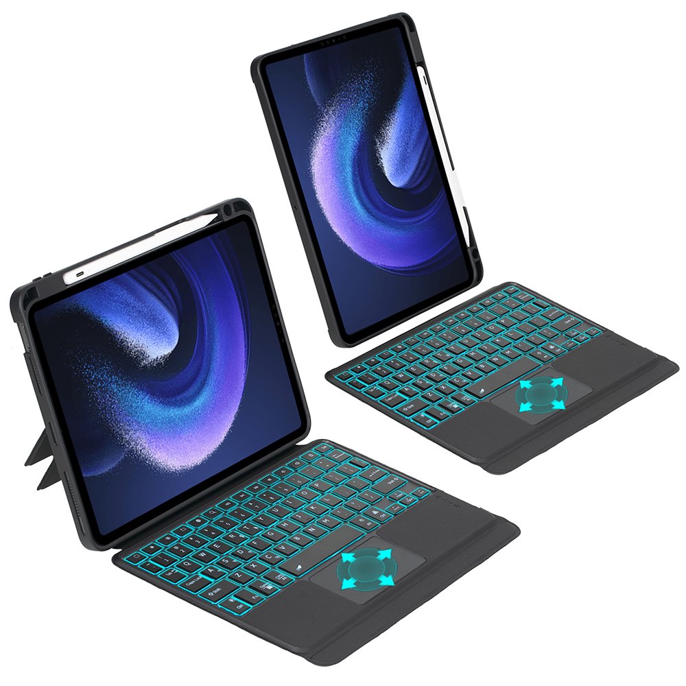 RGB backlit touchpad wireless keyboard tablet case For Xiaomi Pad 6 6Pro 11 2023