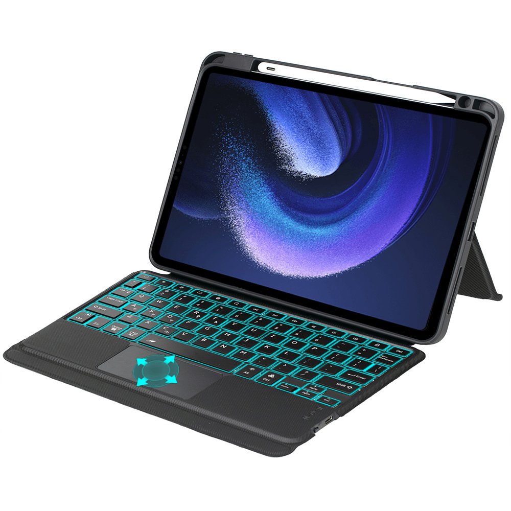 RGB backlit touchpad wireless keyboard tablet case For Xiaomi Pad 6 6Pro 11 2023