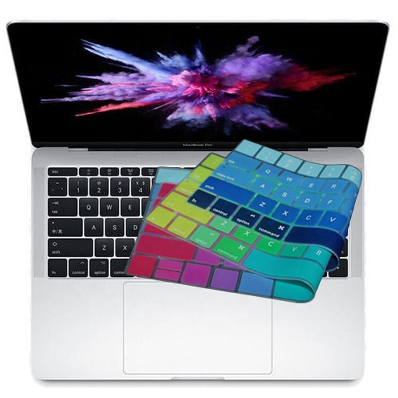 EU version wholesale colorful silicon soft keyboard cover for laptop