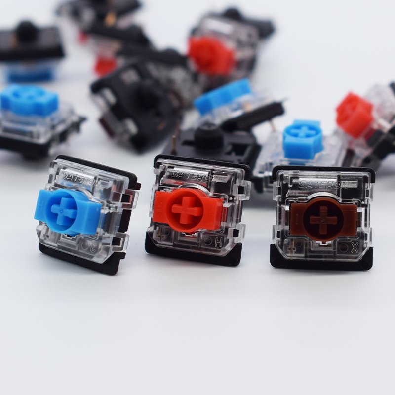 GATERON KS-33 brown red blue DIY RGB SMD Customized Hot swap Laptop newly arrival gaming mechanical Low profile keyboard switch
