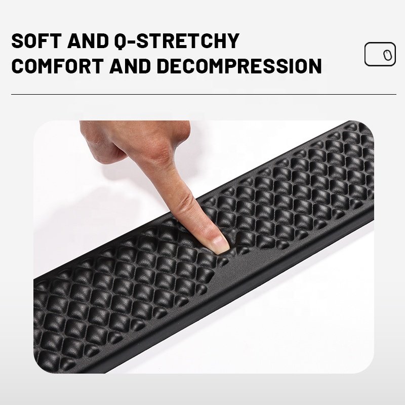 Memory Foam Mouse Pad Wrist Protection Smooth Printing Gaming Mouse Pad Keyboard Pad Desk Mat Custom Mouse Mat for Office Home