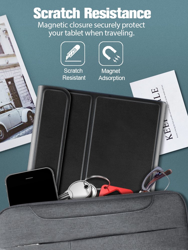 For iPad Air 5 keyboard case factory manufacture directly detached keyboard leather cover for ipad air 4th gen