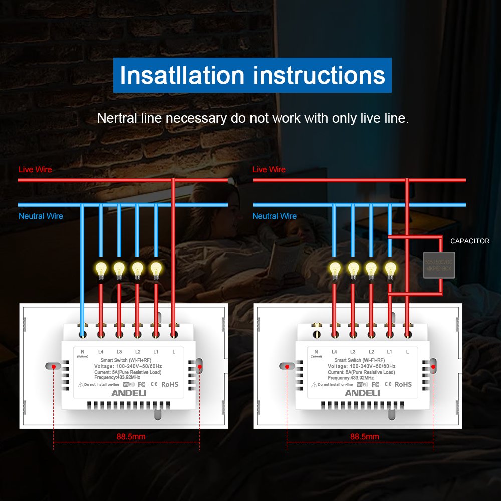 diesel generator smart home products keyboard tuya smart switch