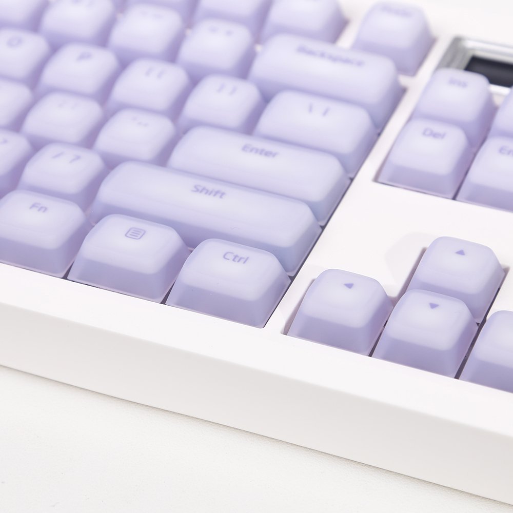 Nogi Soft Silicone Pudding Keycap PC Cherry Translucent for 60/64/84/98/108 Gaming Mechanical Keyboard MX Switch